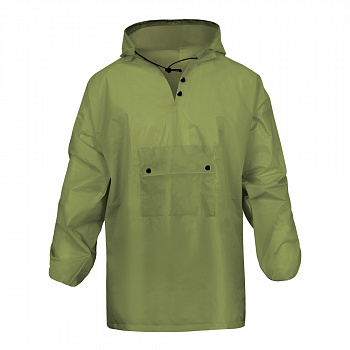 Дождевик «HOODY» EVA, зеленый, с чехлом, 100 мк